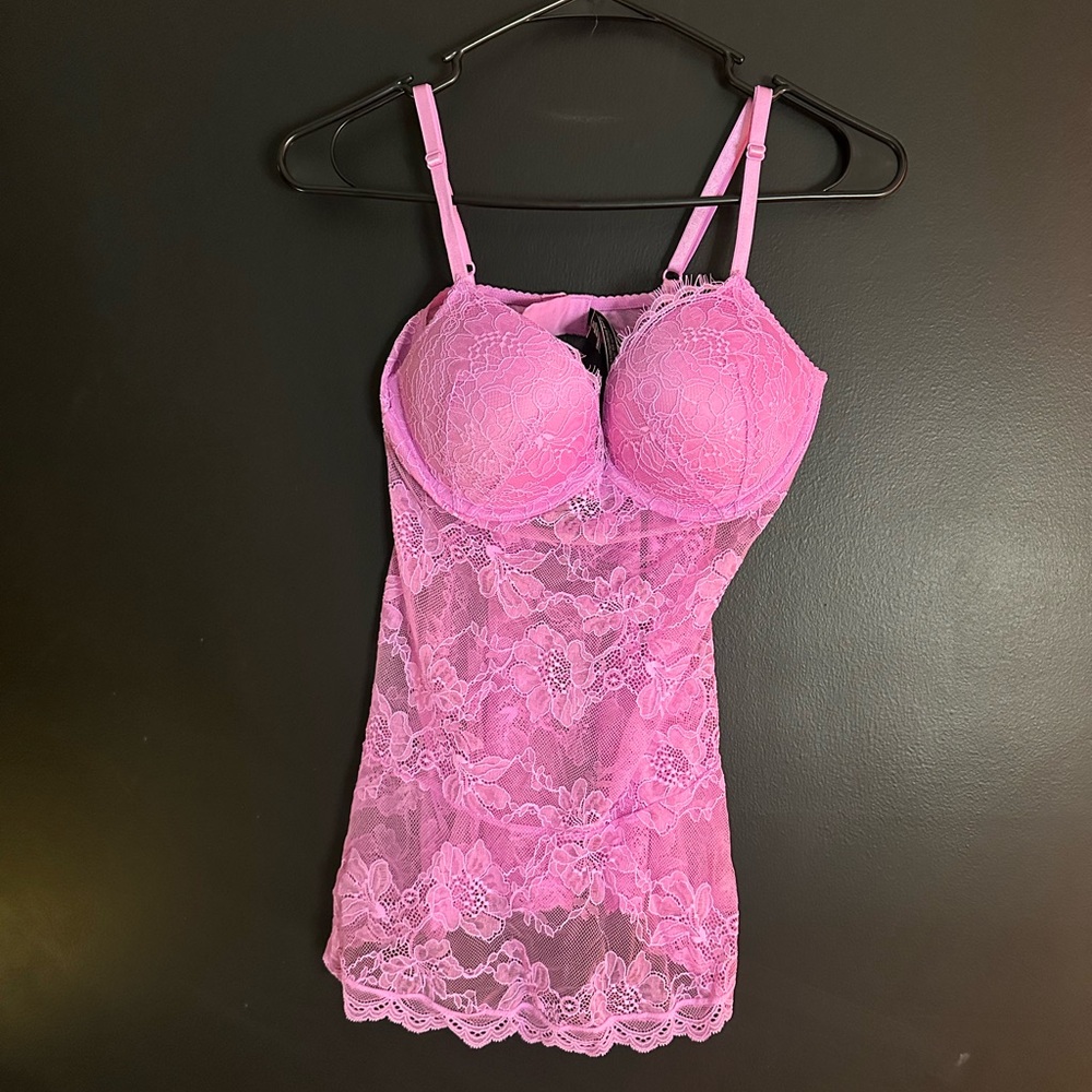 Victoria's Secret Pink Lace Chemise
